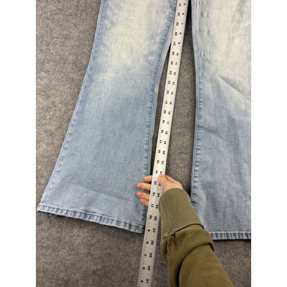 Lucky Brand Stevie Jeans Womens 2/26 Light Wash High-Rise Flare Retro Hippie 70s - Picture 2 of 10